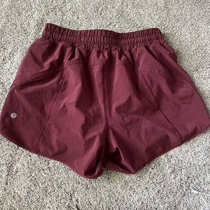 Lululemon Track That High Rise Lined Short 5”